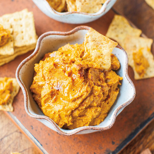 Pumpkin Hummus Recipe with Chipotle Seasoning